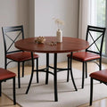42" Round Wooden Dining Table
