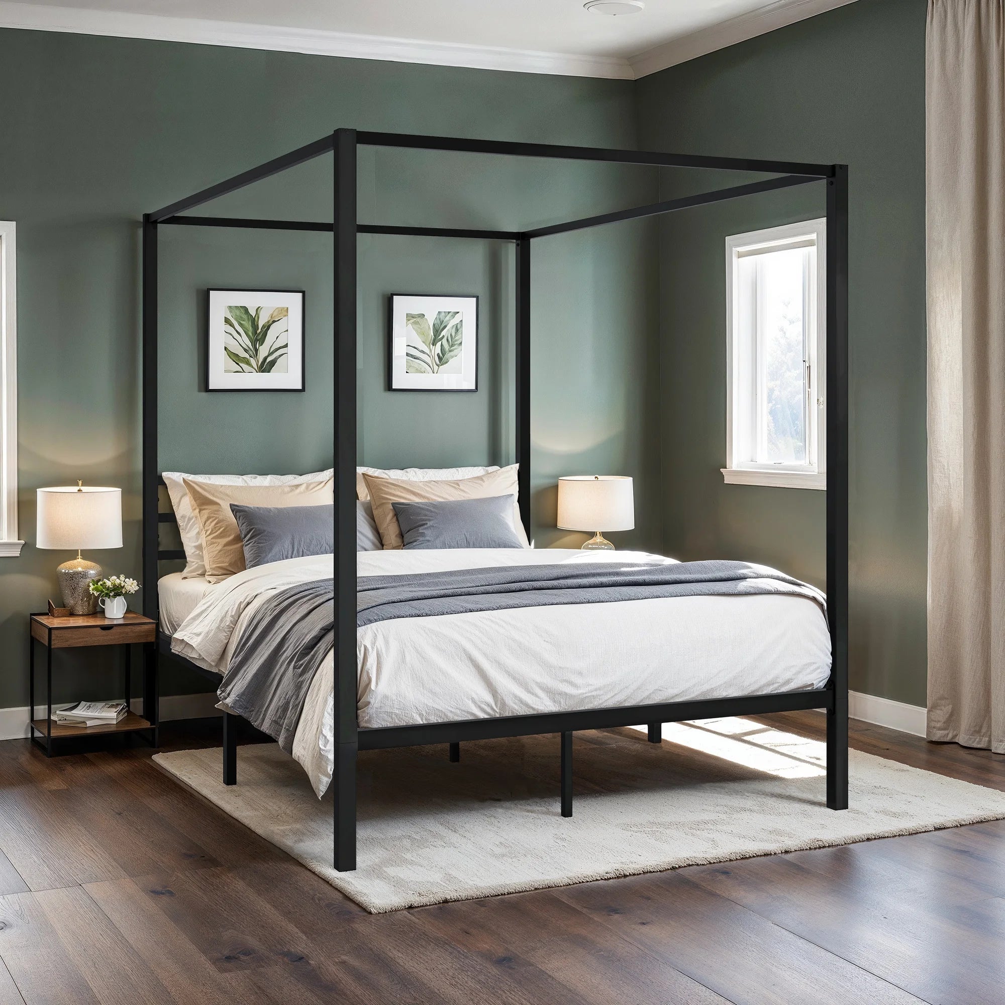 Canopy Bed Frame (4-Poster)