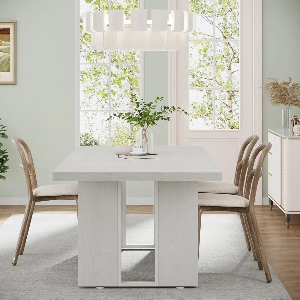 Rustic Farmhouse Dining Table (6–8 Seater)
