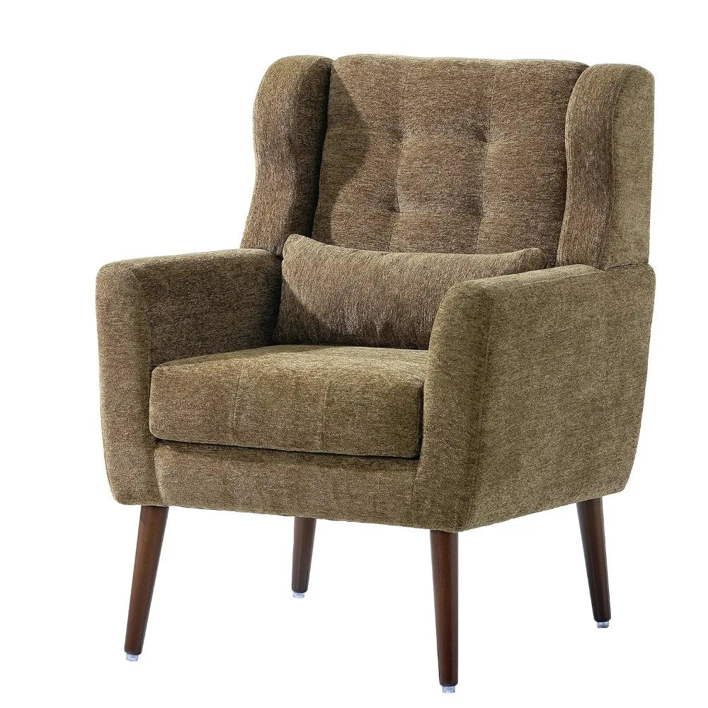 Tufted Wingback Accent Chair