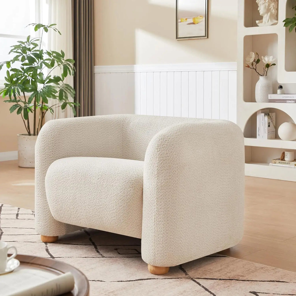 Oversized Barrel Accent Chair