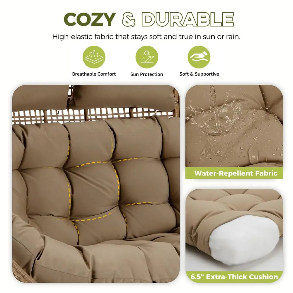 Double Egg Patio Chair