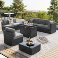 8-Piece Wicker Patio Sofa Set