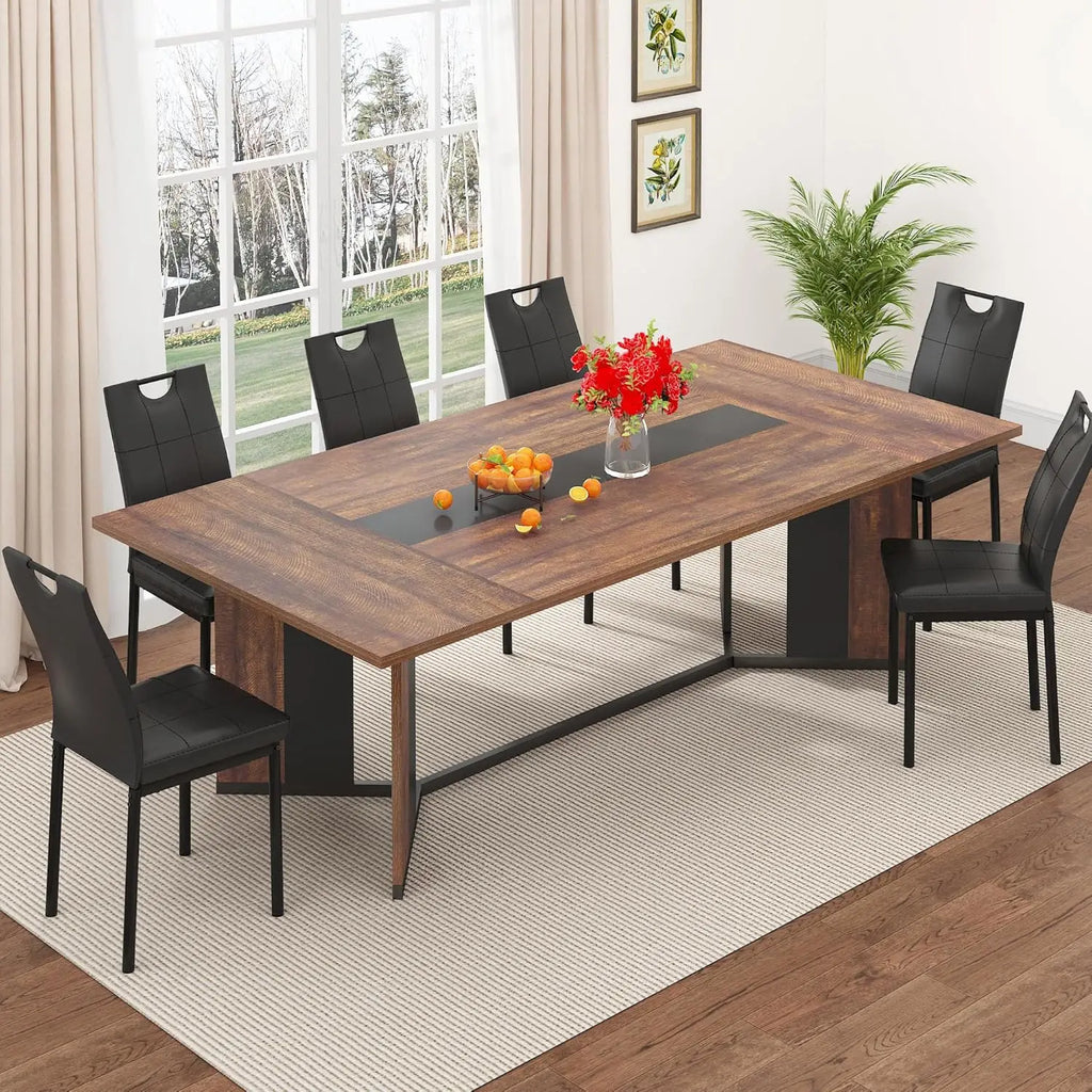 Large Farmhouse Dining Table (6–8 Seater)
