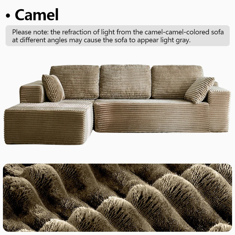 L-Shaped Cloud Sectional Sofa