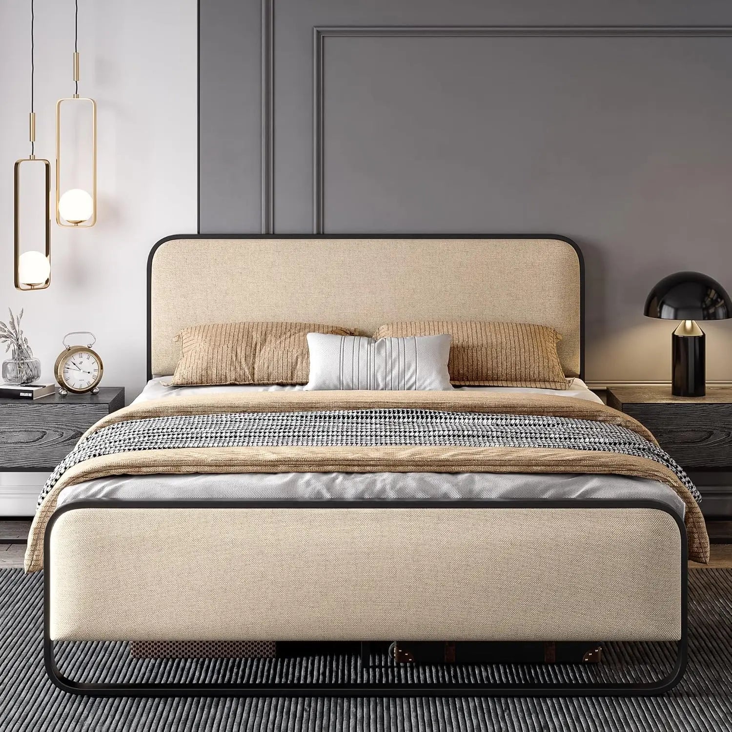 Queen Platform Bed with Storage