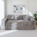 Floor Sofa Bed with Pillows