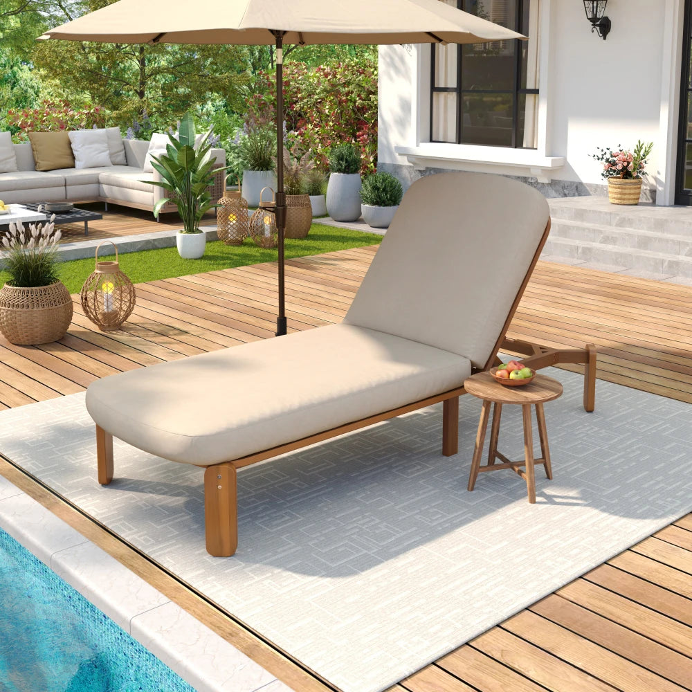 Adjustable Outdoor Chaise Lounge