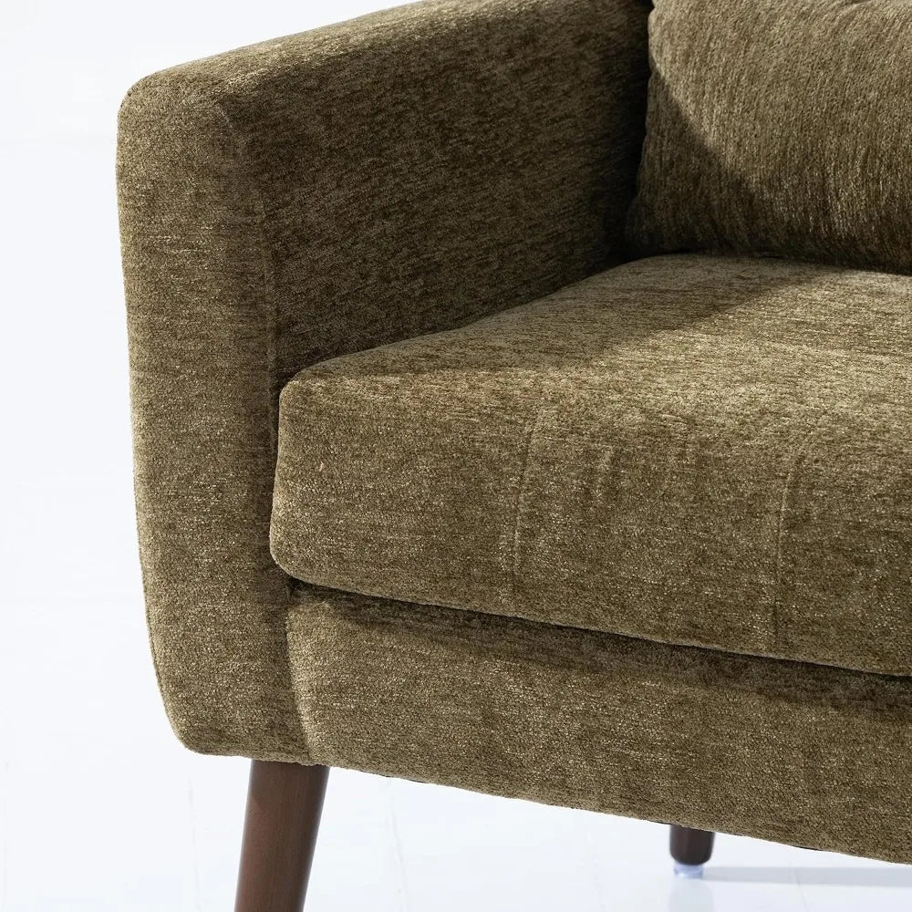 Tufted Wingback Accent Chair