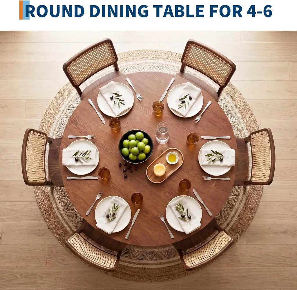 43" Round Pedestal Dining Table