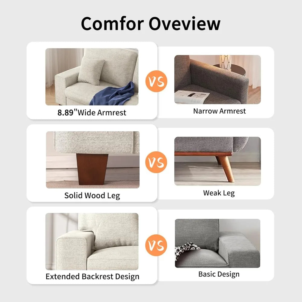 Chenille Recliner Loveseat Sofa
