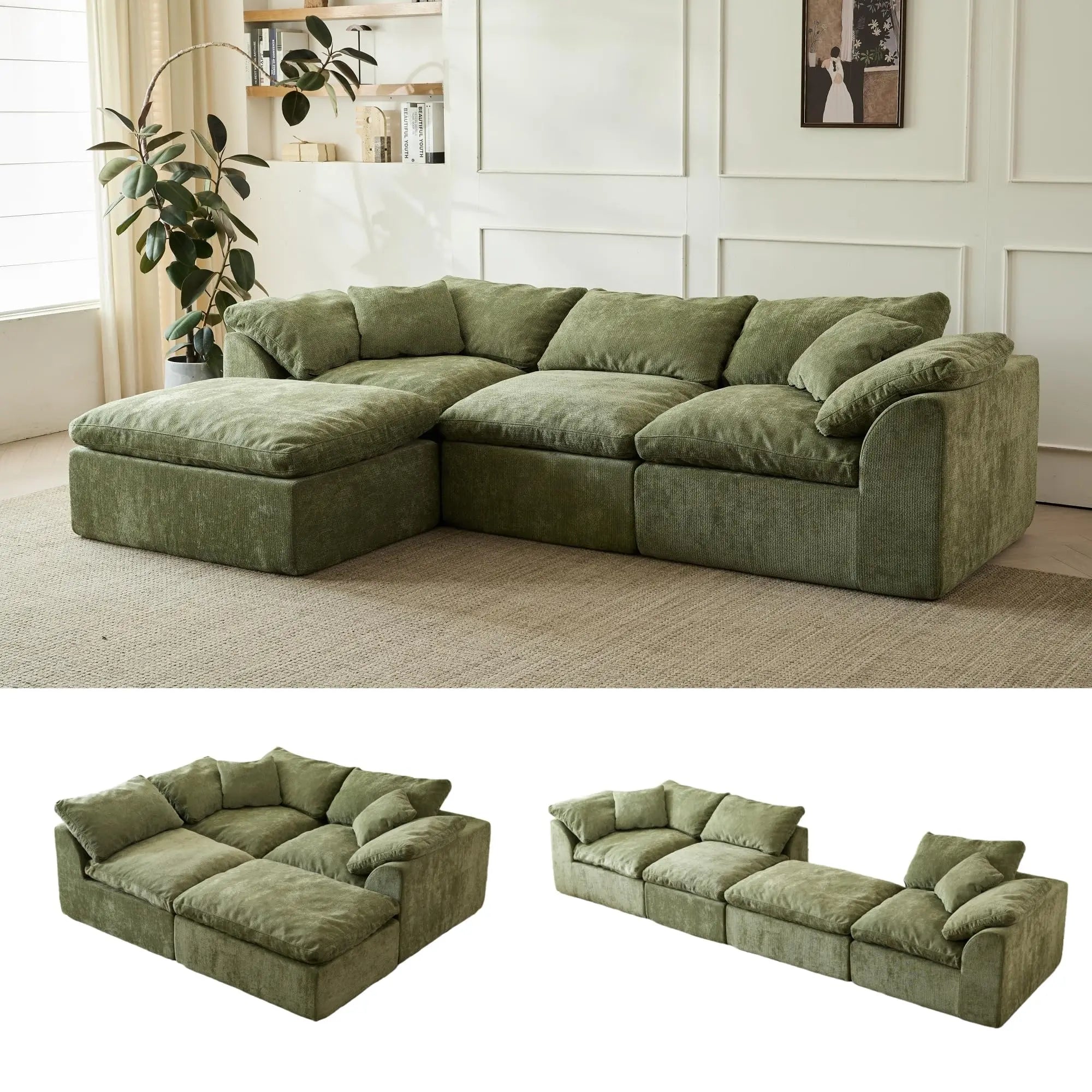 Oversized Cloud Sectional Sofa
