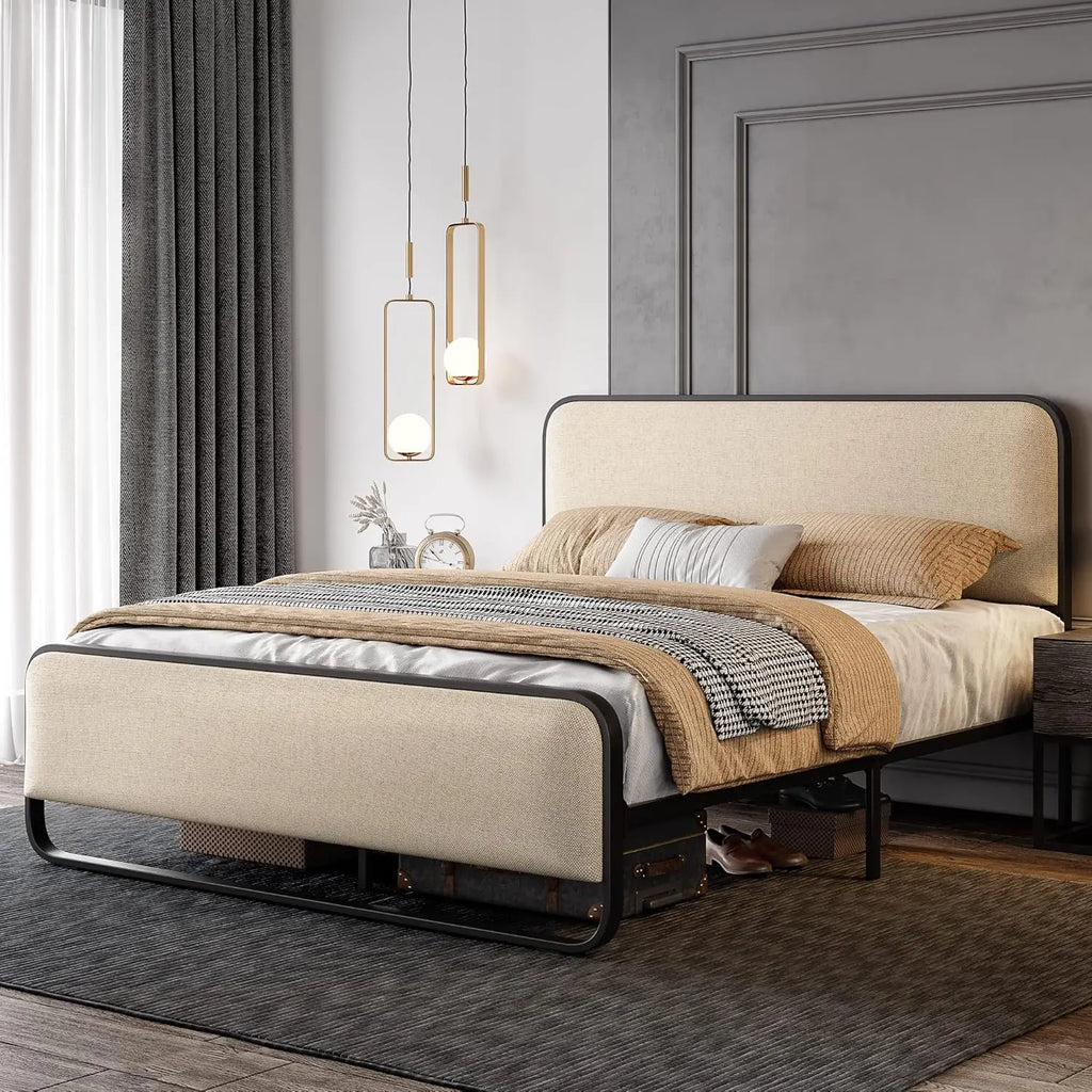 Queen Platform Bed with Storage