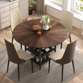 47" Round Dining Table Set (4–6 Seater)