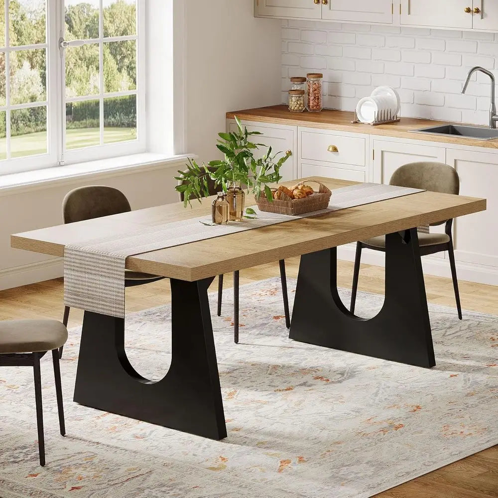 Rustic Oak Dining Table (6–8 Seater)
