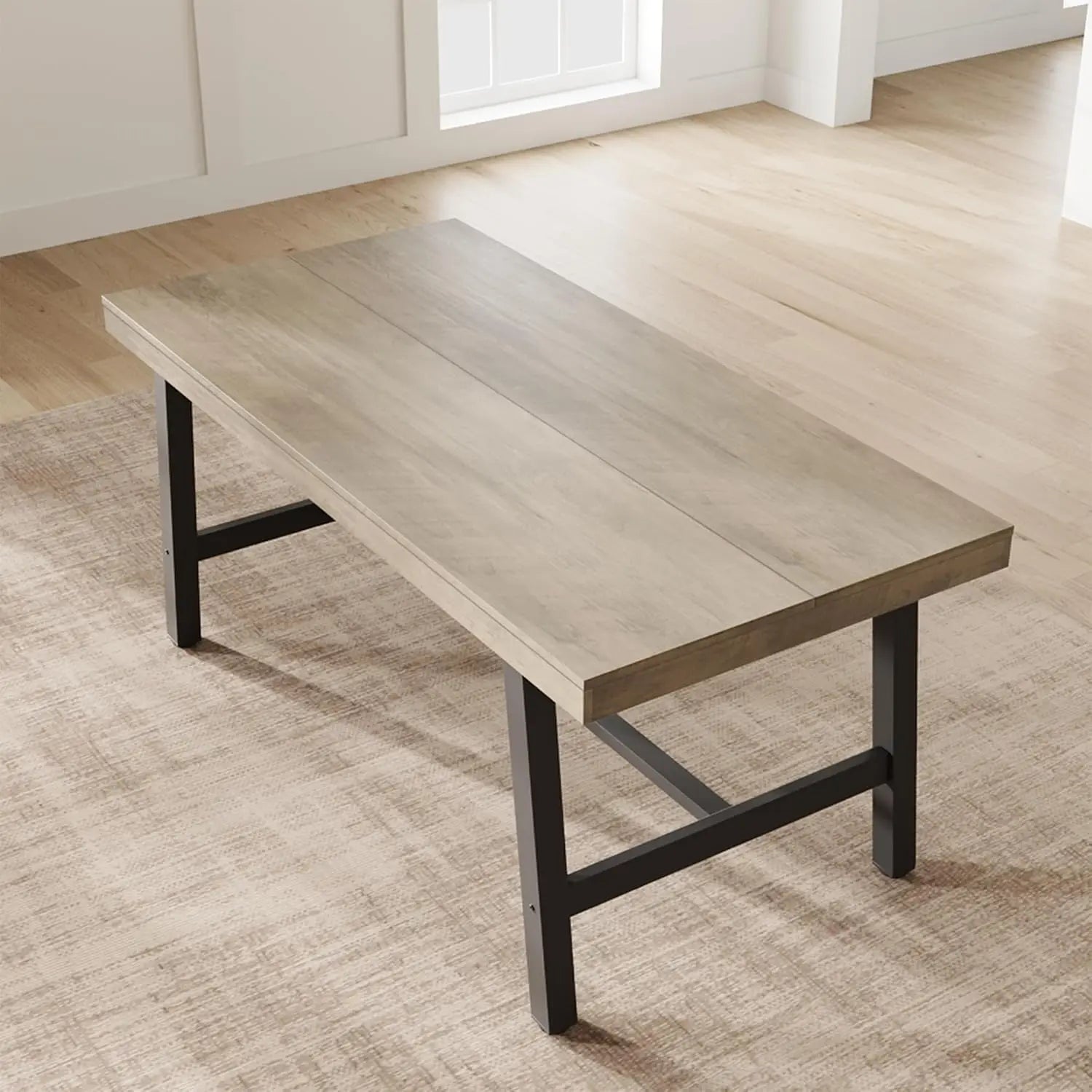 Industrial Dining Table (4–6 Seater)