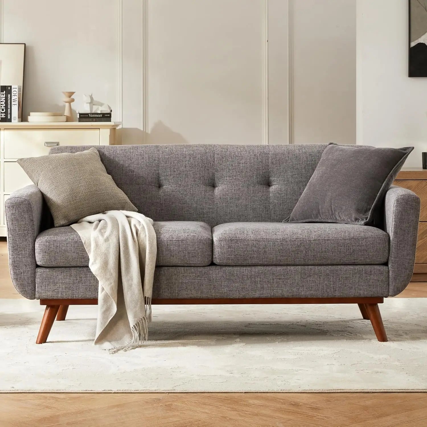 Mid-Century Loveseat Sofa