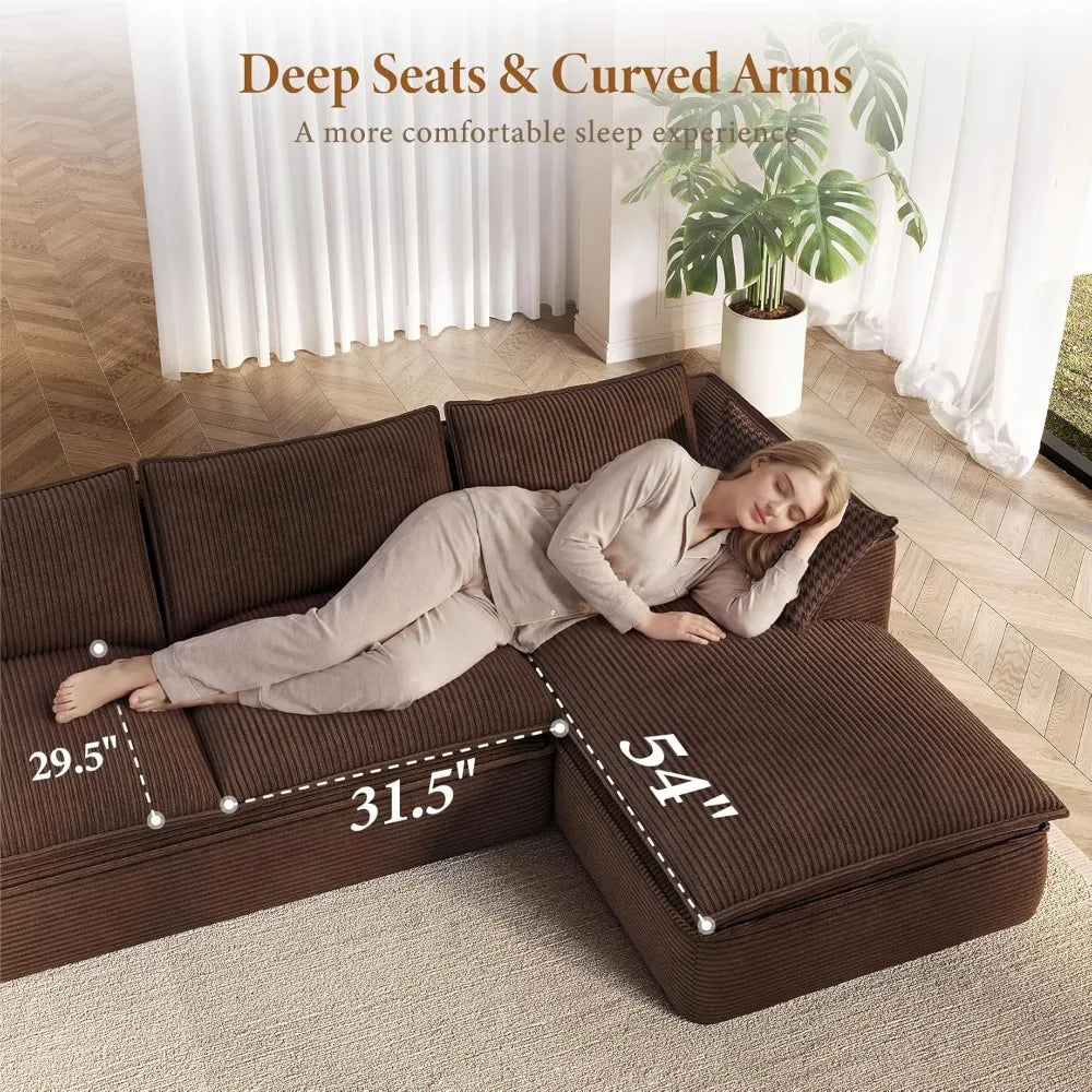 7-Seater Modular Sectional Sofa