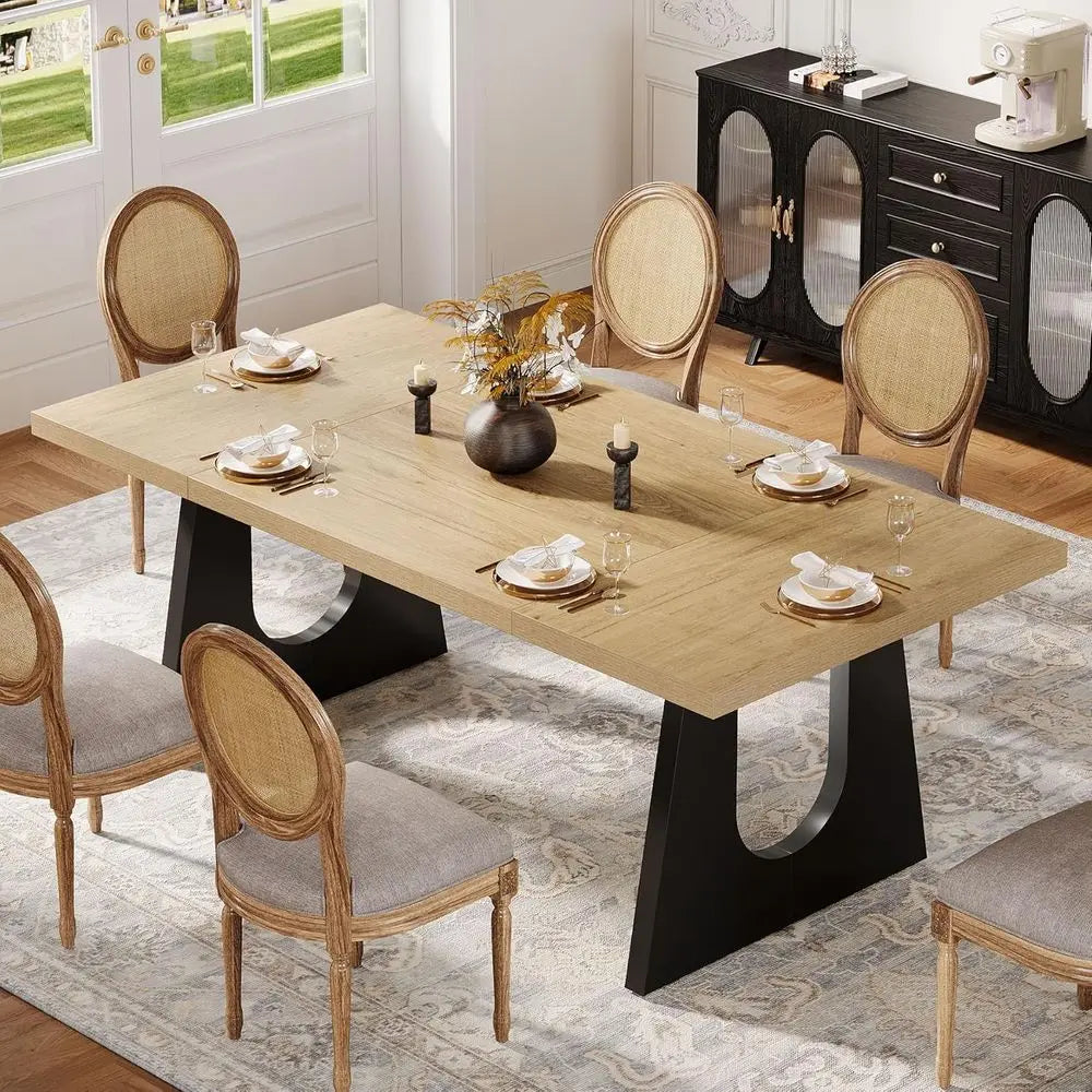 Rustic Oak Dining Table (6–8 Seater)