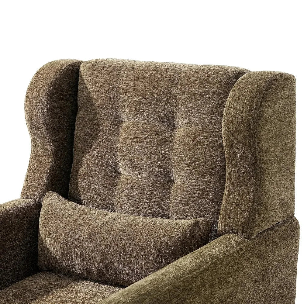 Tufted Wingback Accent Chair