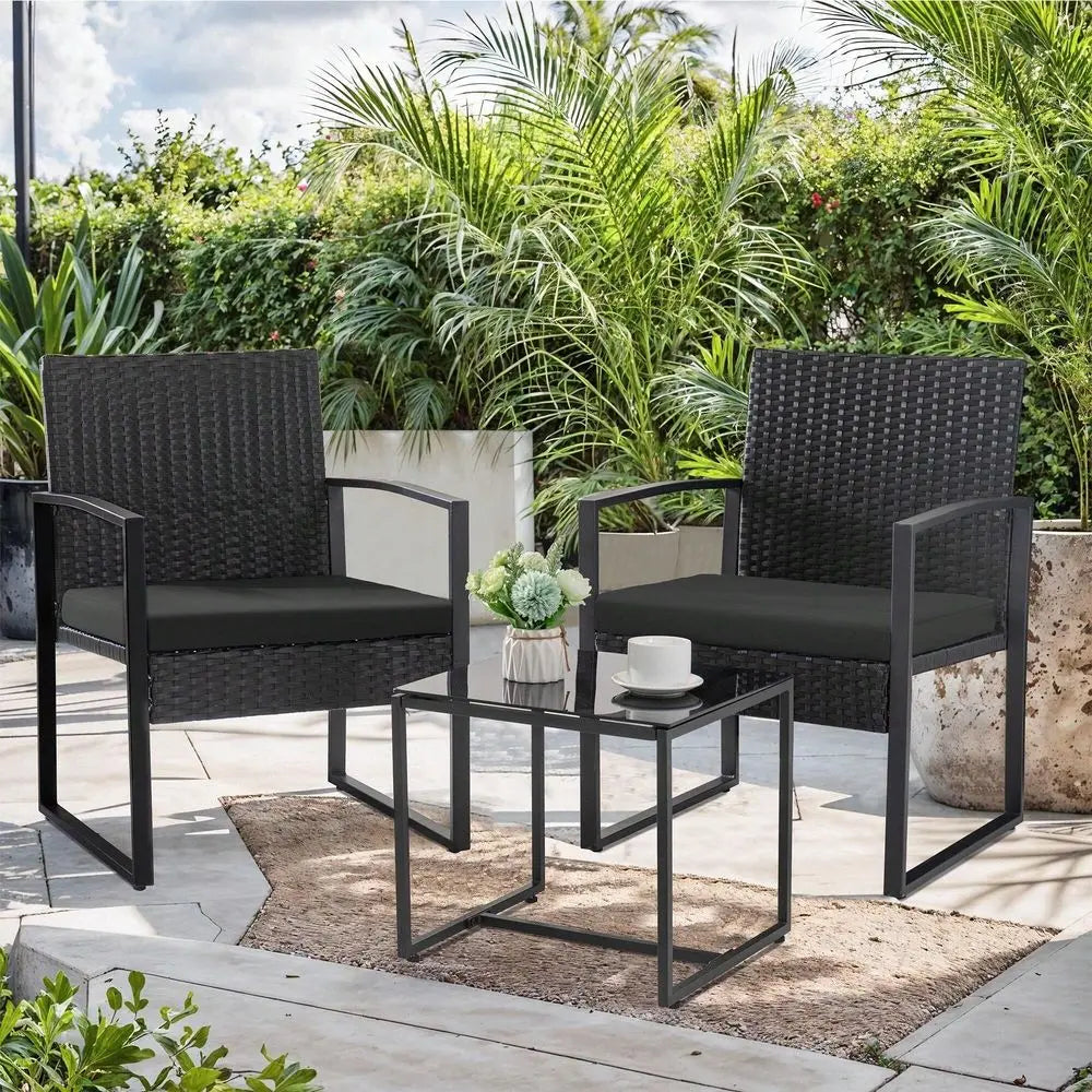 2-Piece Rattan Patio Set