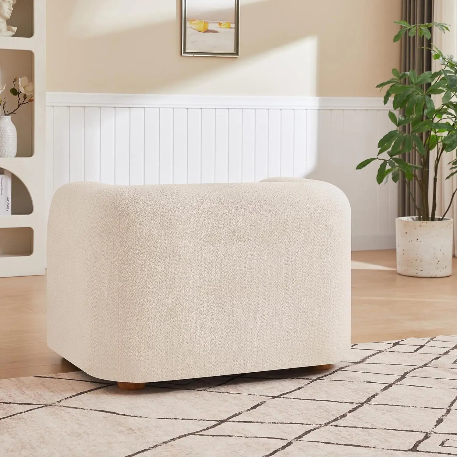 Oversized Barrel Accent Chair
