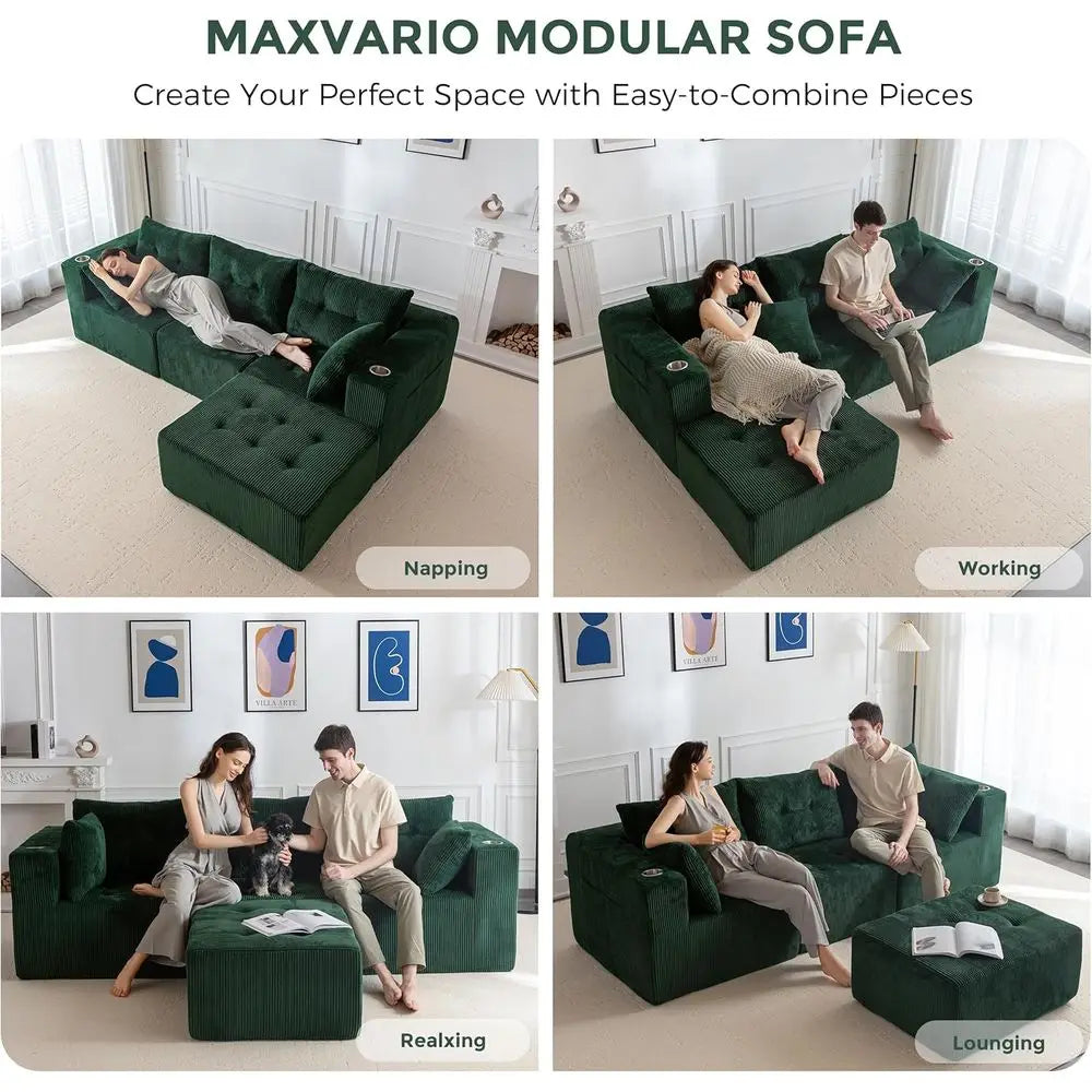 Modular Cloud Sectional Sofa