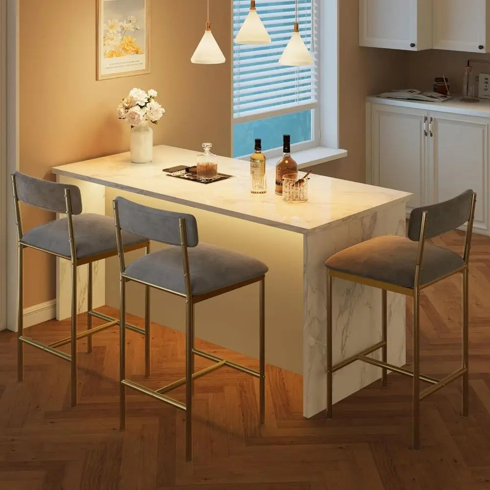 Upholstered Bar Stools (Set of 2)