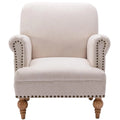 Striped Farmhouse Accent Chair