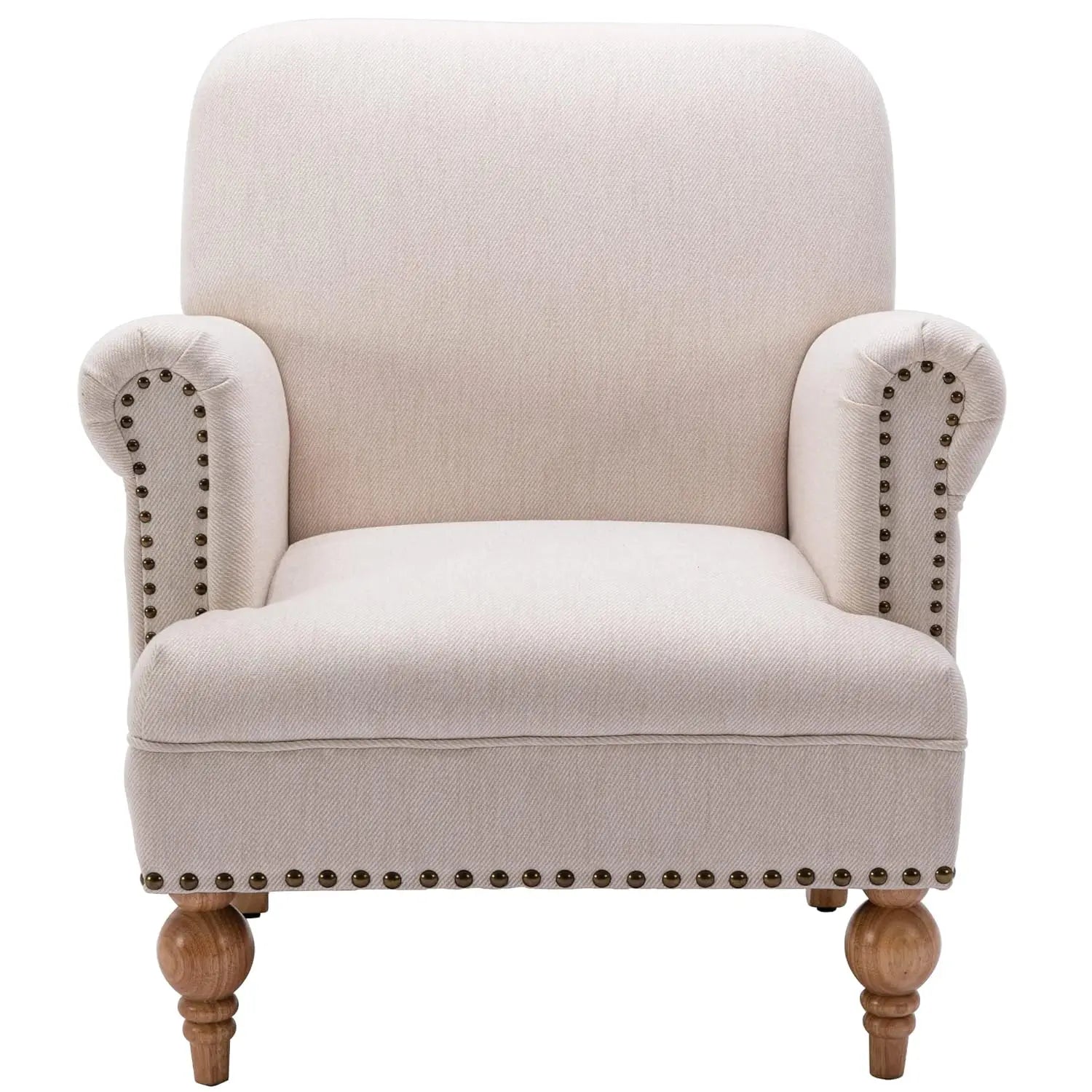 Striped Farmhouse Accent Chair