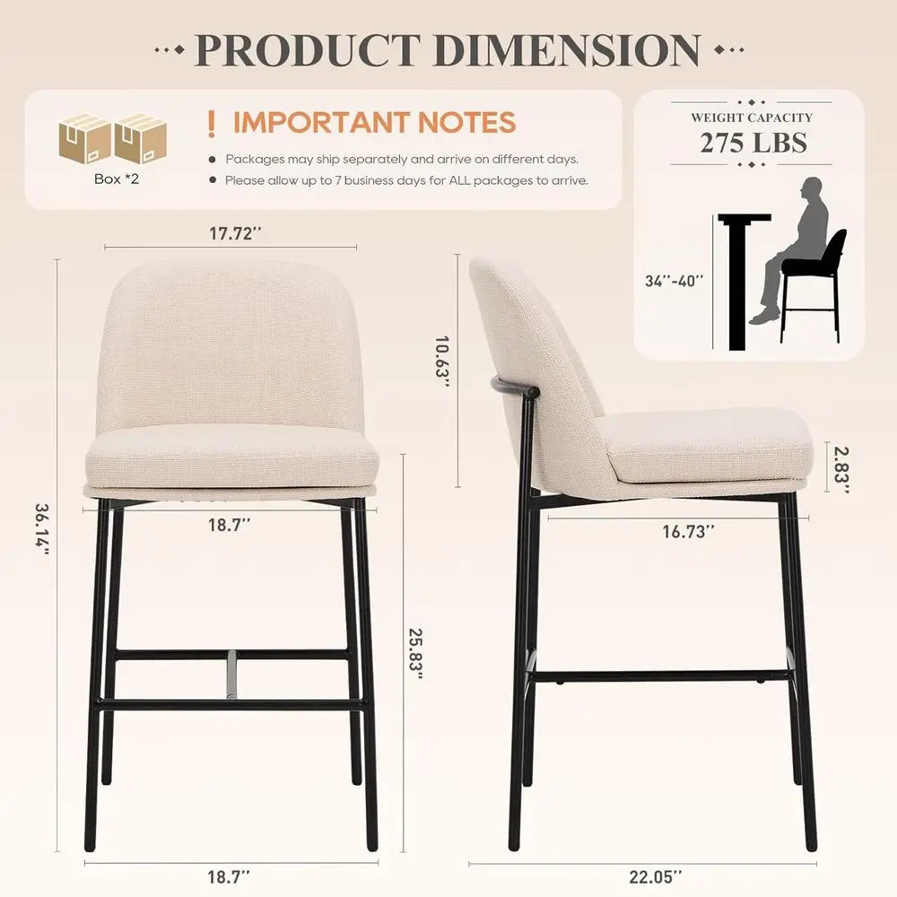 Counter Height Bar Stools (Set of 4)