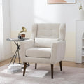 Tufted Wingback Accent Chair
