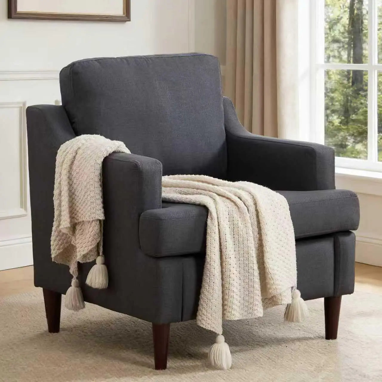 Mid-Century Accent Armchair