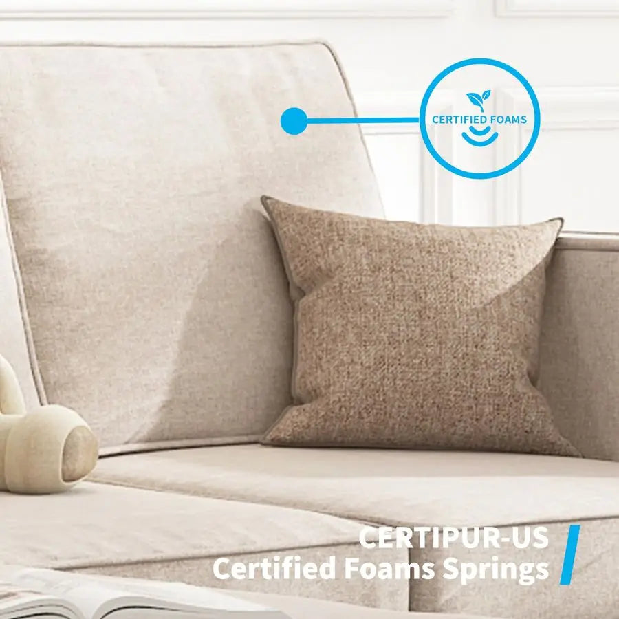 L-Shaped Convertible Sectional Sofa