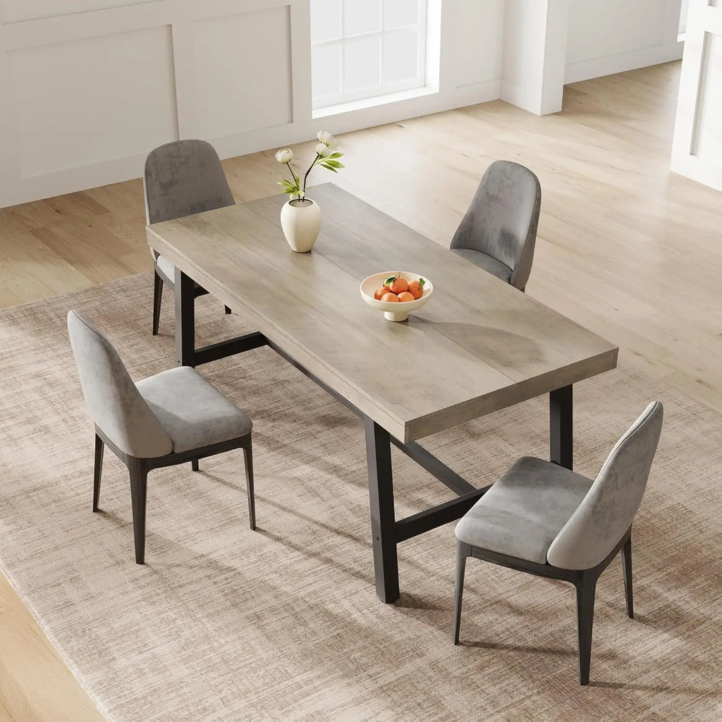 Industrial Dining Table (4–6 Seater)