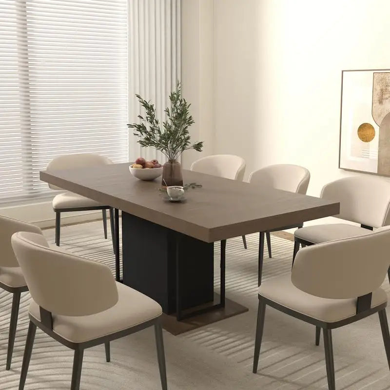 Extendable Rectangular Dining Table (6–10 Seater)