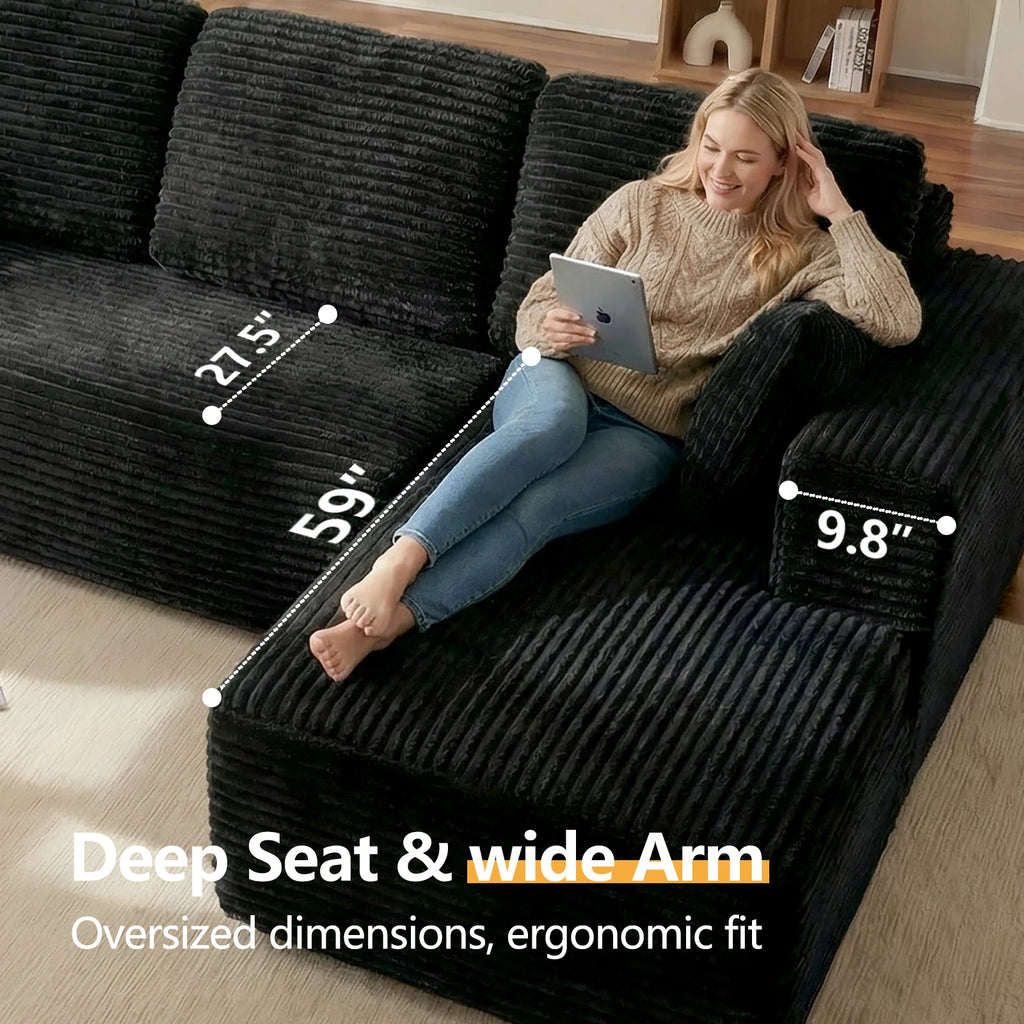 L-Shaped Cloud Sectional Sofa