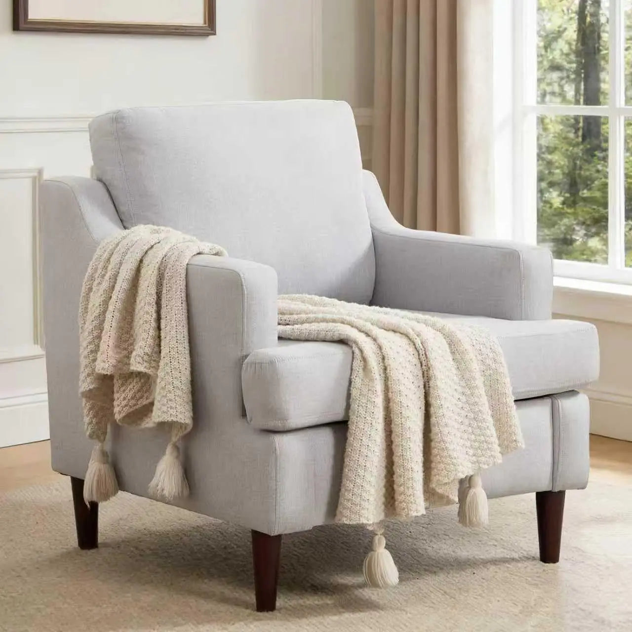 Mid-Century Accent Armchair