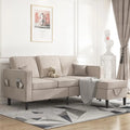 L-Shaped Convertible Sectional Sofa