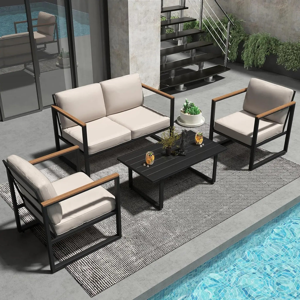 4-Piece Patio Conversation Set
