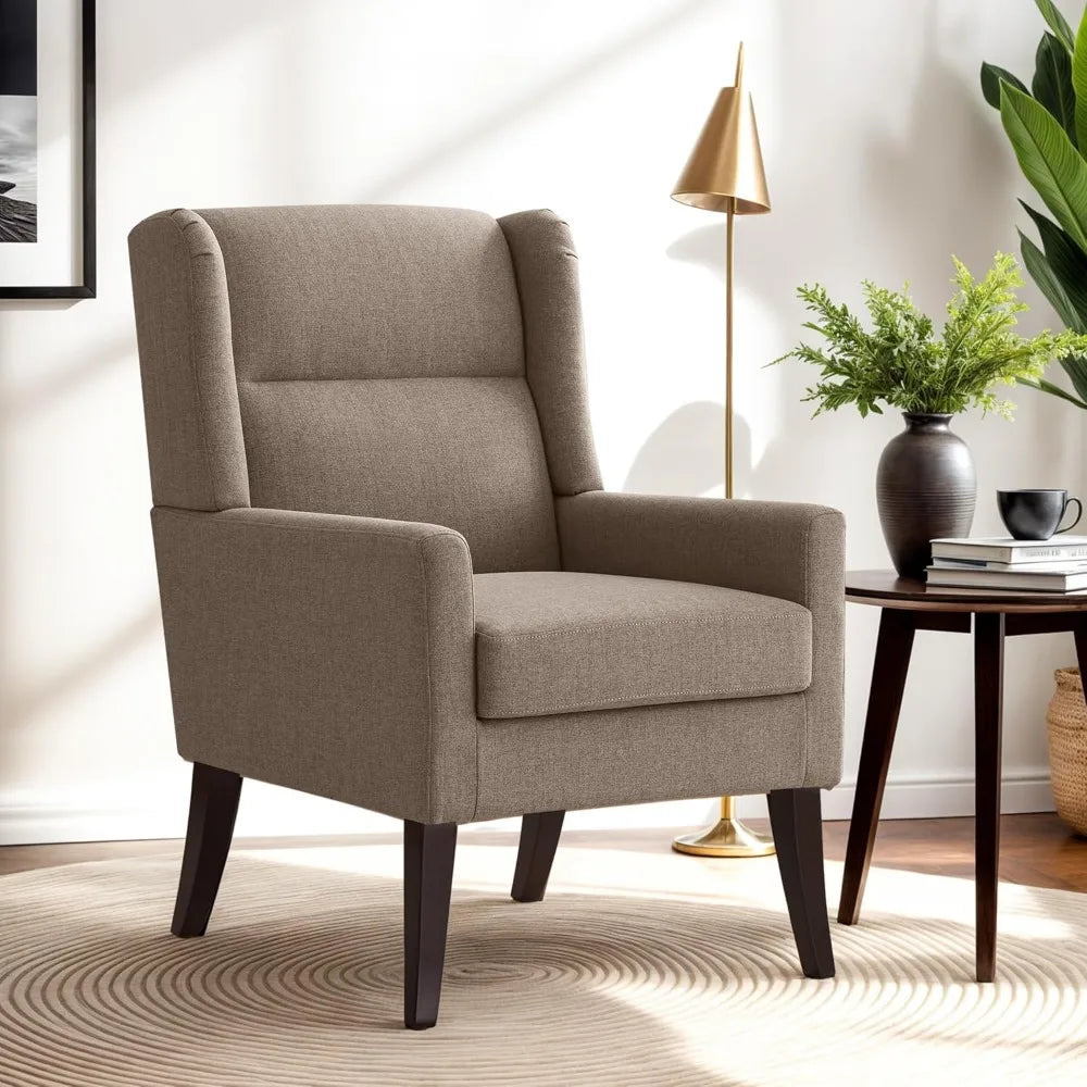 High Back Upholstered Accent Chair
