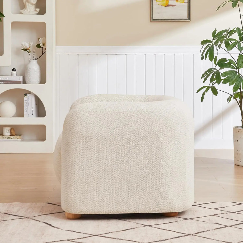 Oversized Barrel Accent Chair