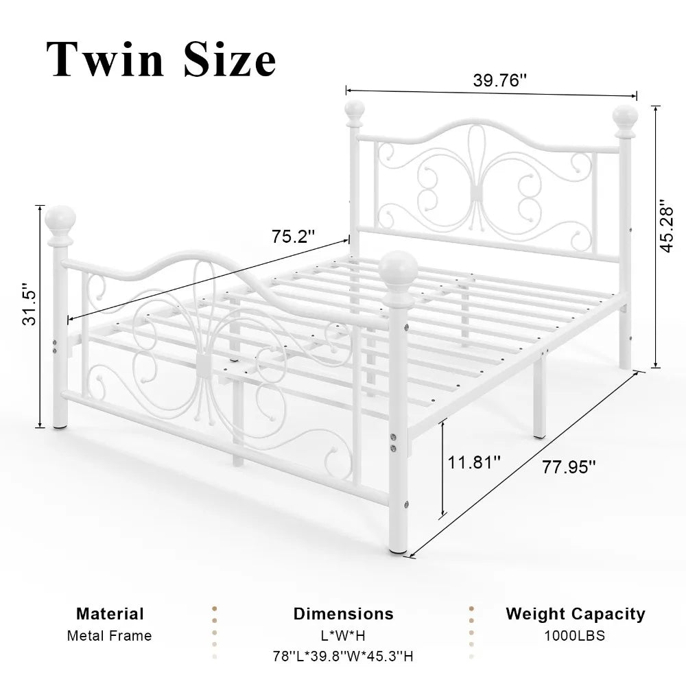 Vintage Metal Bed Frame