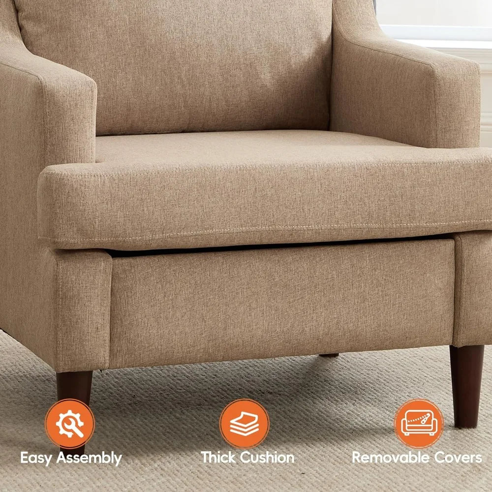 Mid-Century Accent Armchair