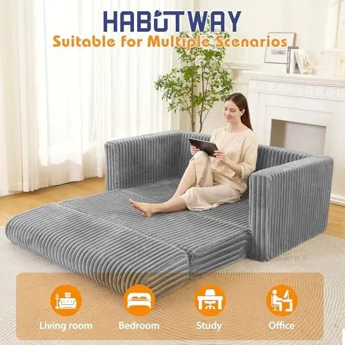 2-in-1 Folding Sofa Bed