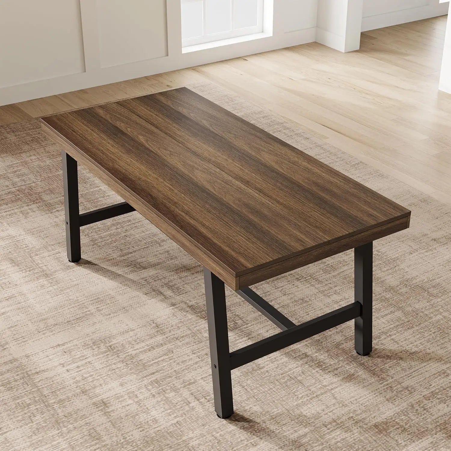 Industrial Dining Table (4–6 Seater)