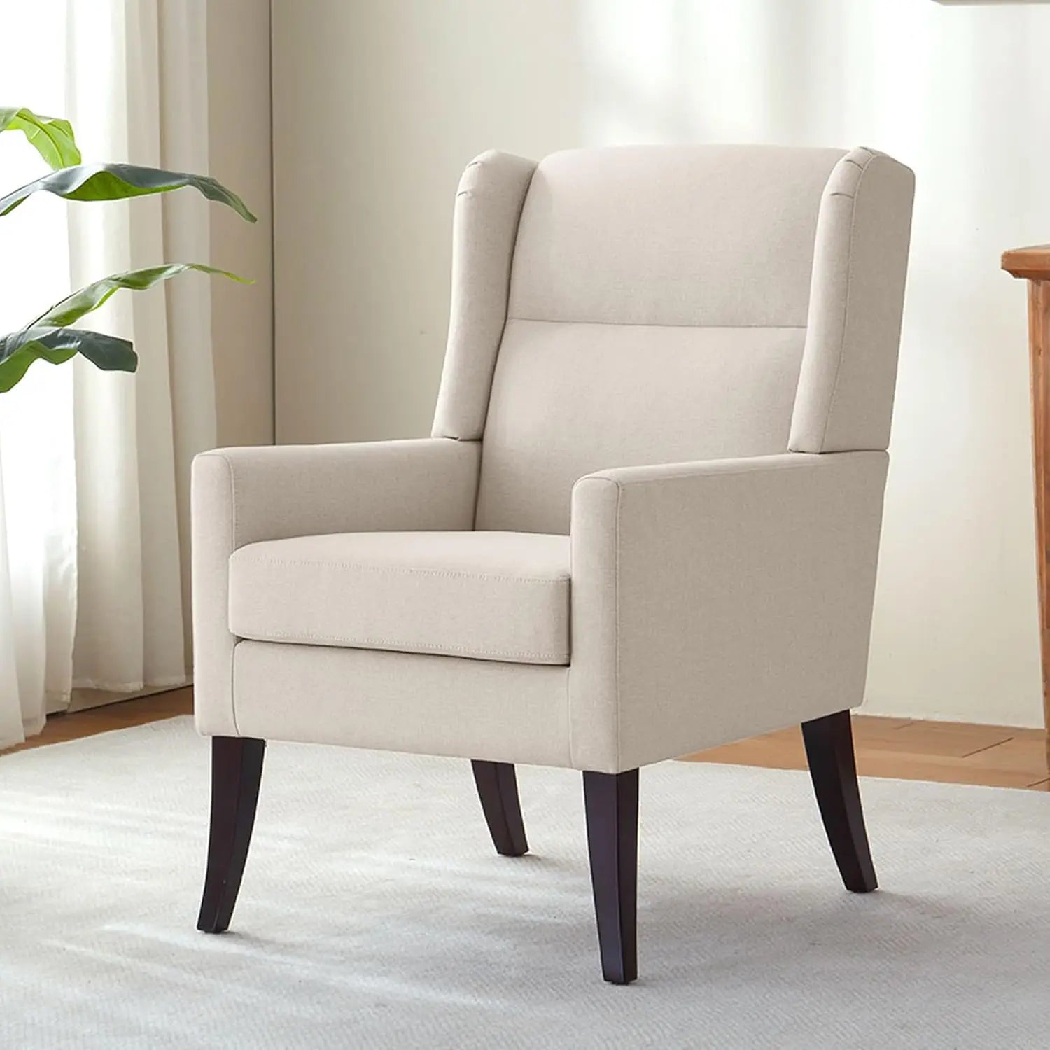 High Back Upholstered Accent Chair