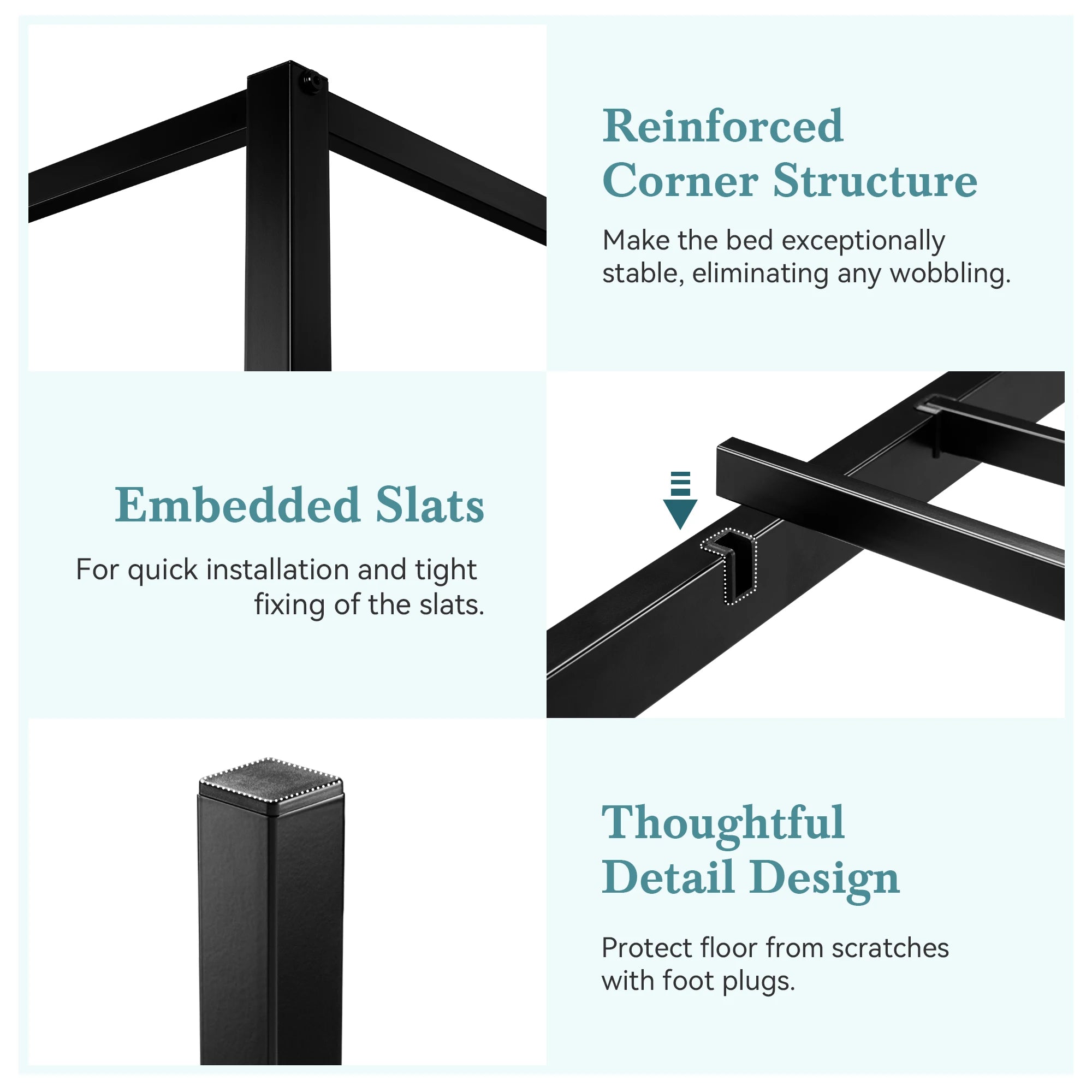 Canopy Bed Frame (4-Poster)