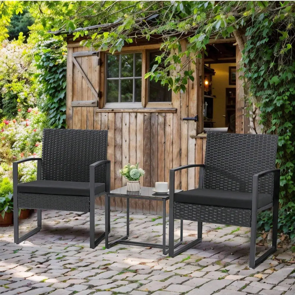 2-Piece Rattan Patio Set