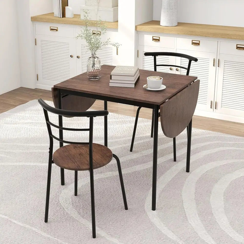 Drop Leaf Dining Set (2 Seater)